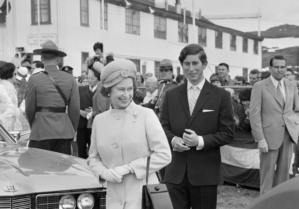 queen and prince charles in canada