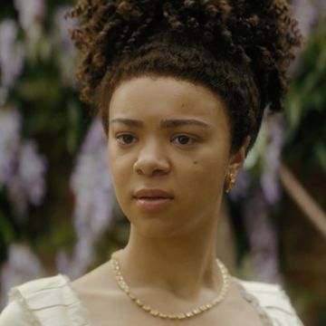 india amarteifio in a scene from queen charlotte a bridgerton story
