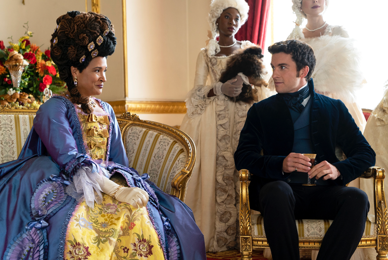 Queen Charlotte viewers have a sad theory about the Queen's costumes