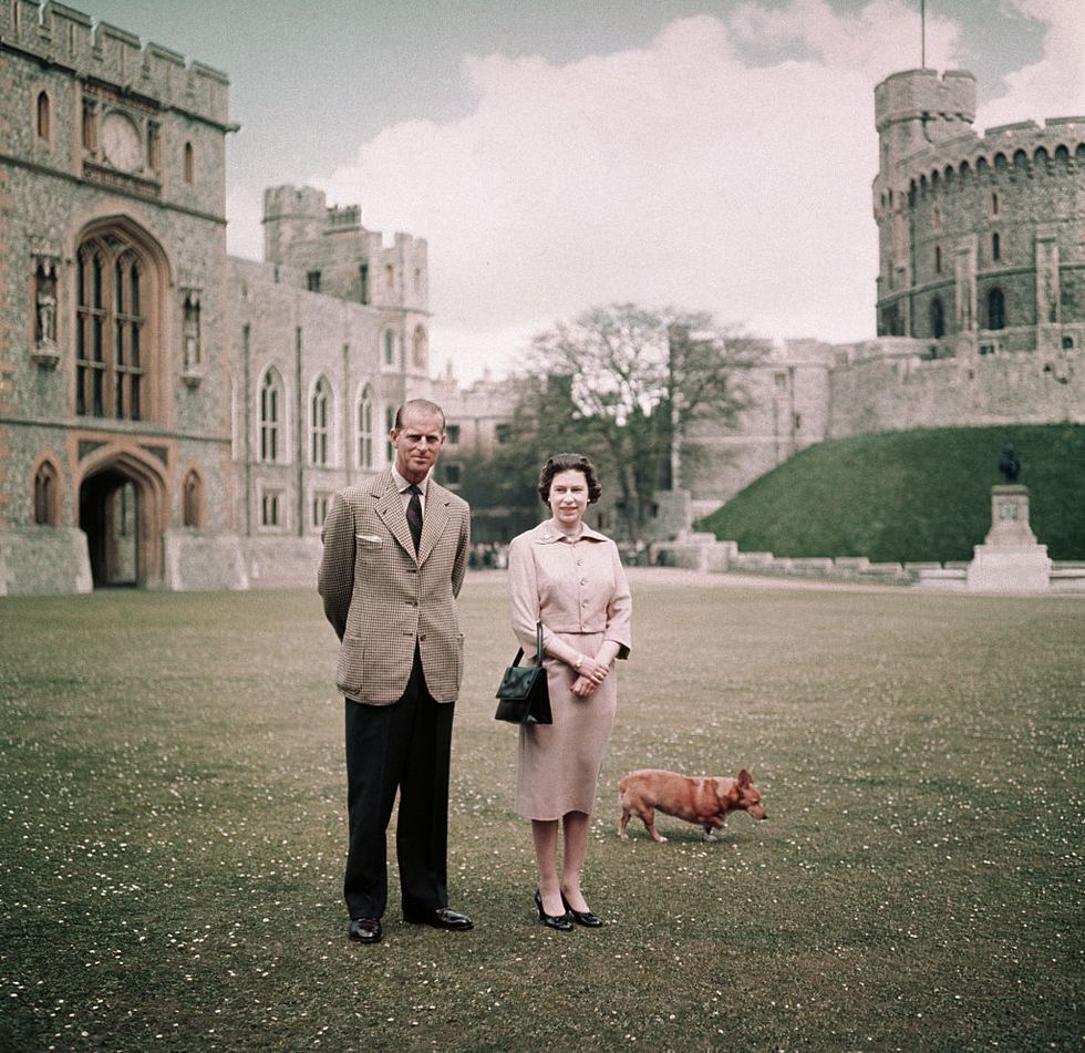Queen Elizabeth and Prince Philip...