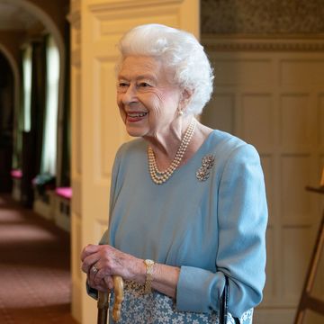 the queen hosts a reception at sandringham house on the eve of accession day