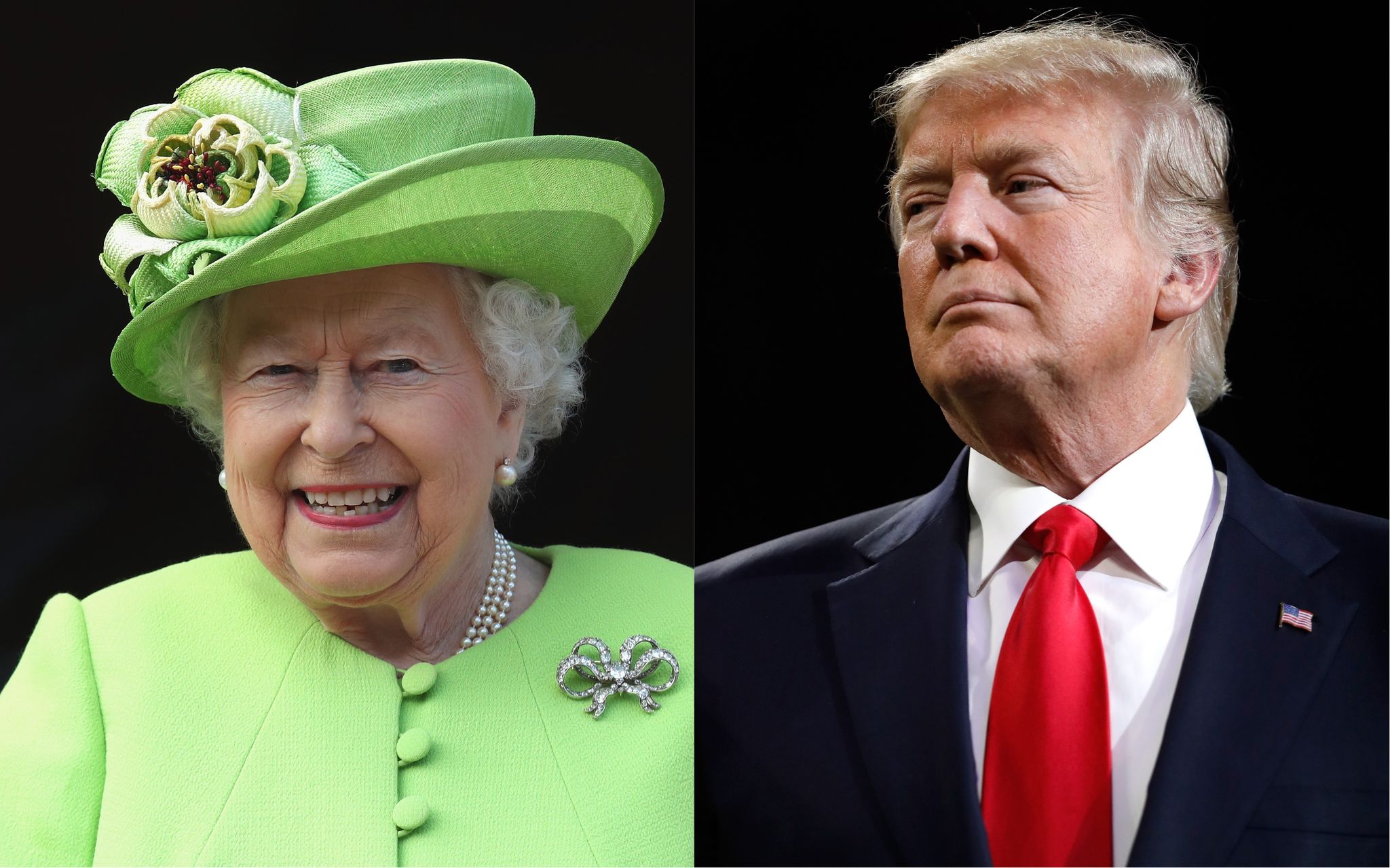 Queen Elizabeth II, Donald Trump