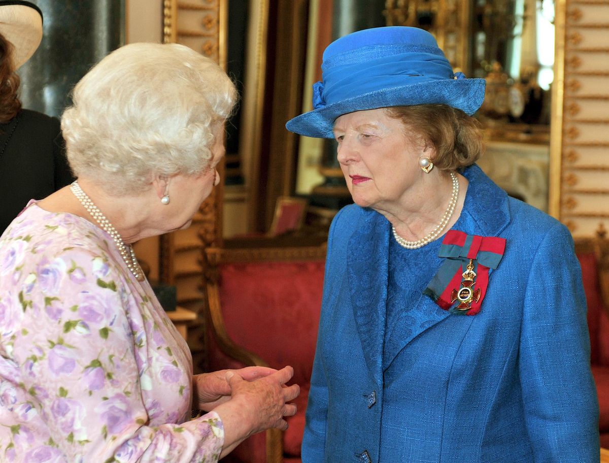 queen elizabeth margaret thatcher order of merit service