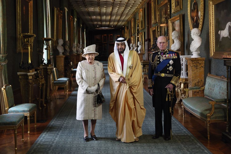 queen elizabeth ii hosts a lunch for the state visit of the president of the united arab emirates