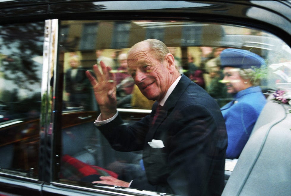 queen elizabeth ii and prince philip visit moscow, russia on october 18, 1994