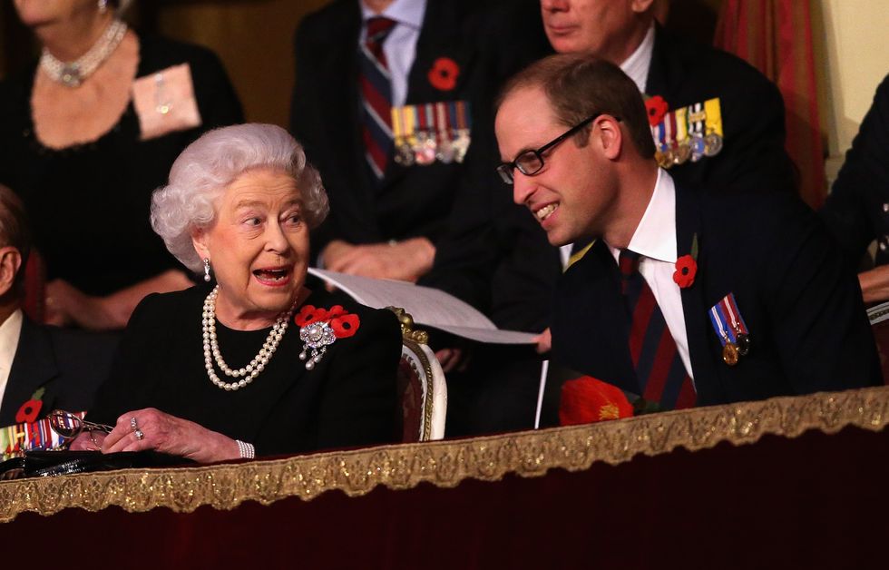 the royal family attend the annual festival of remembrance
