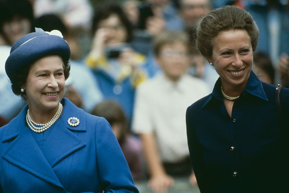 queen and princess anne