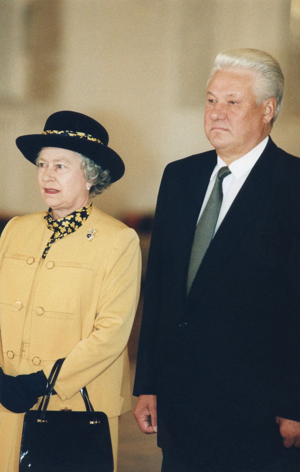queen visit to russia yeltsin