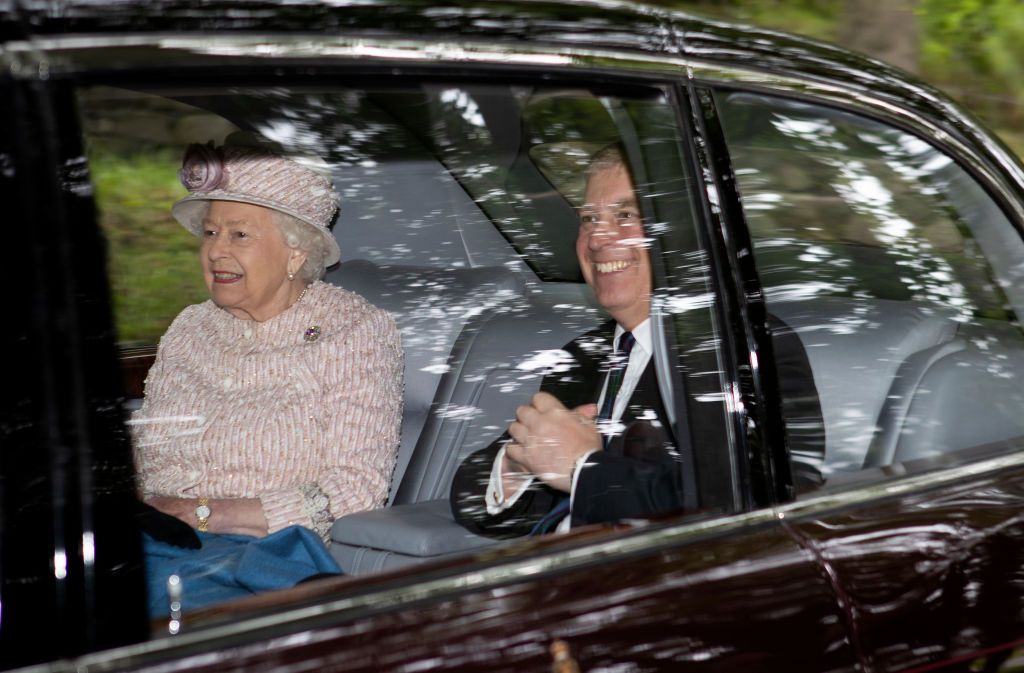 Queen Elizabeth Attends Church at Balmoral With Prince Andrew & Prince  Charles