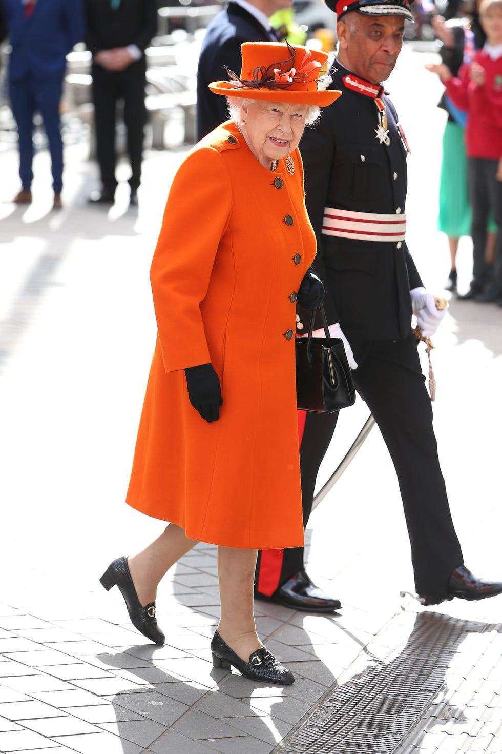 queen elizabeth ii visits the science museum