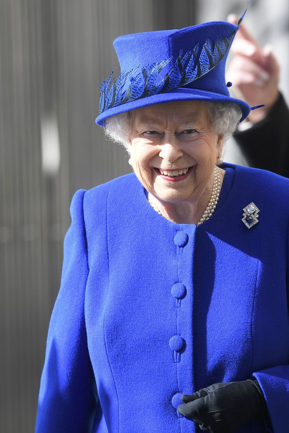 Queen Elizabeth II Inspired Paste Sapphire Necklace. Royal 
