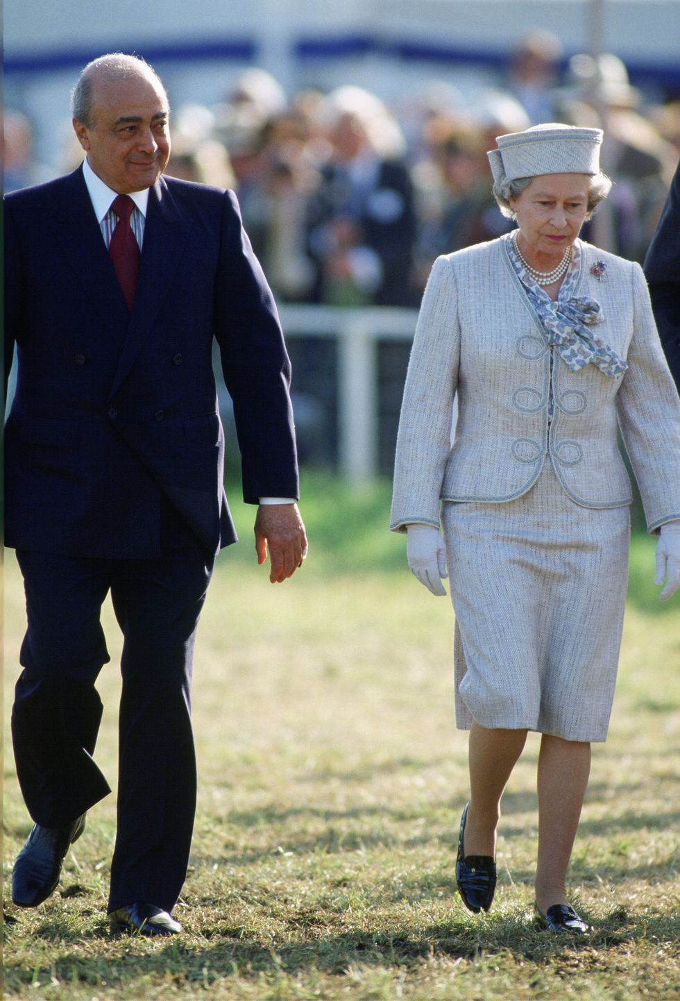 queen and mohammed al fayed