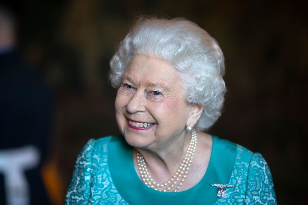 the queen attends reception at palace of holyroodhouse