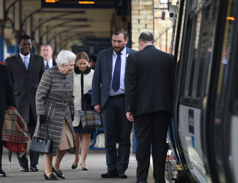 The Queen at King's Lynn railway station