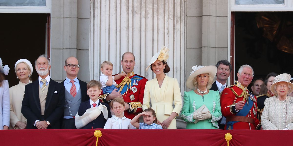 Trooping the Colour: Extended British Royal Family