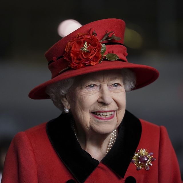the queen visits hms queen elizabeth in portsmouth