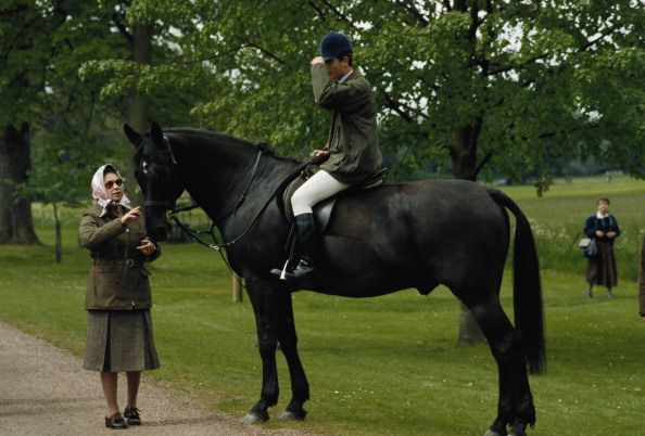 Queen At Windsor Horse Show
