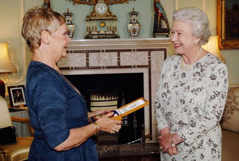 Queen Elizabeth II Meets Dame Judi Dench