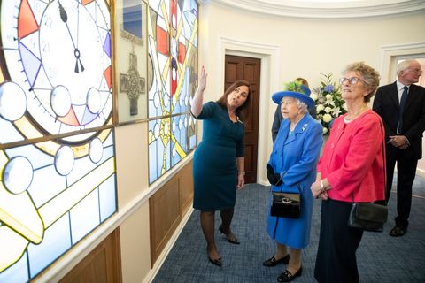 The Queen Visits The Royal Air Force Club To Mark Its Centenary Year