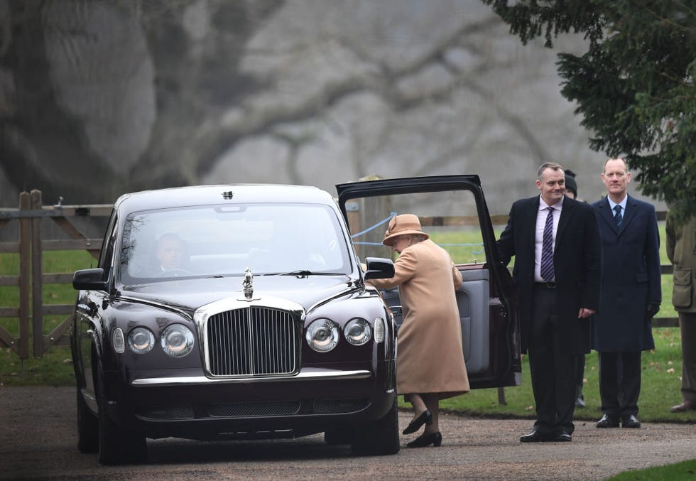 Royals attend church