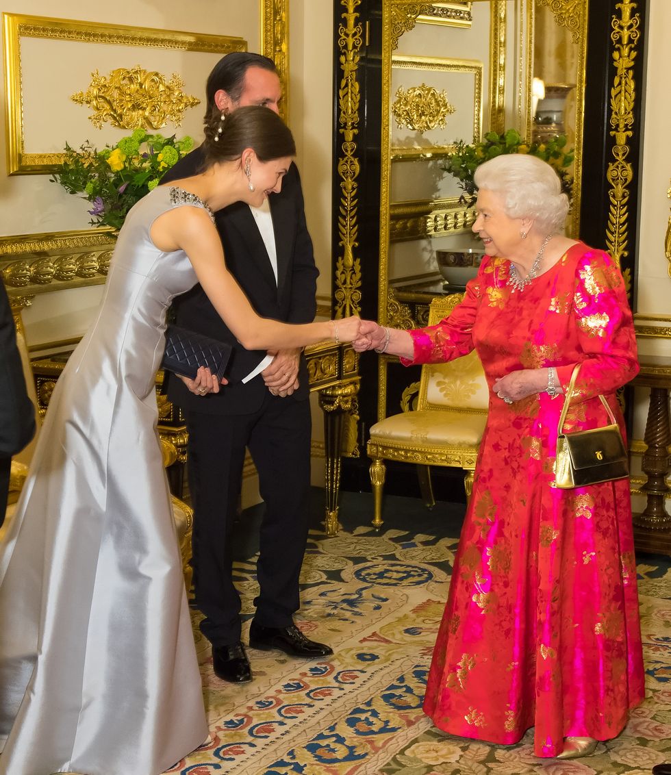 private dinner with queen elizabeth ii at windsor castle