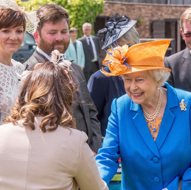 queen elizabeth ii visits duchy of lancaster farms in staffordshire