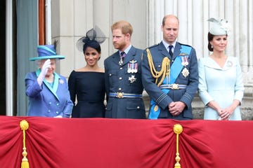 members of the royal family attend events to mark the centenary of the raf