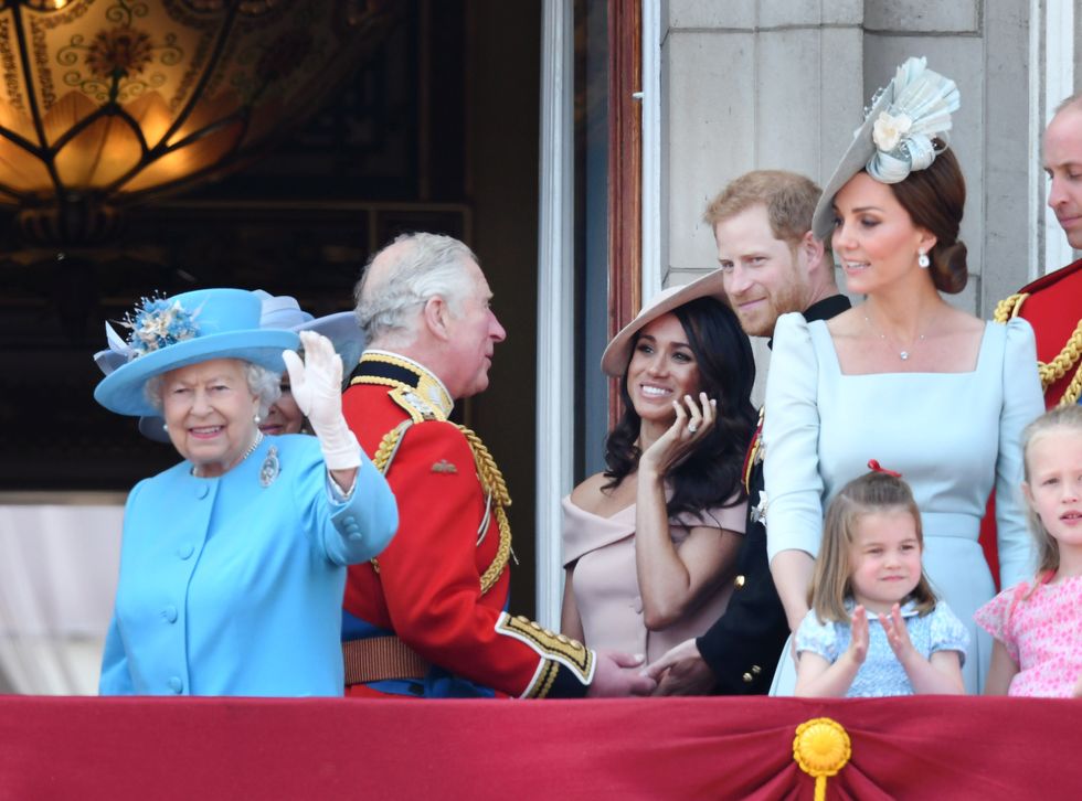Se dice que el balcón del Palacio de Buckingham causa drama con los Sussex