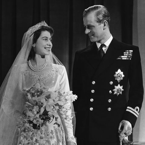 Queen Elizabeth II and Prince Philip wedding