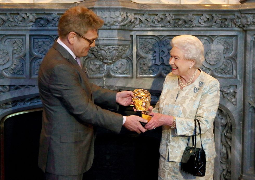 queen elizabeth ii and the duke of edinburgh hold a reception for the british film industry