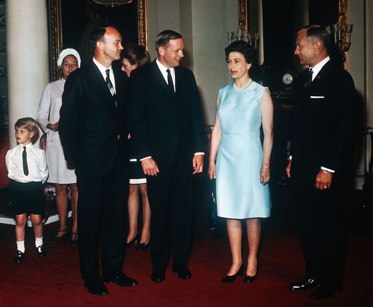 Queen Elizabeth Met the Apollo 11 Astronauts at Buckingham Palace, in ...