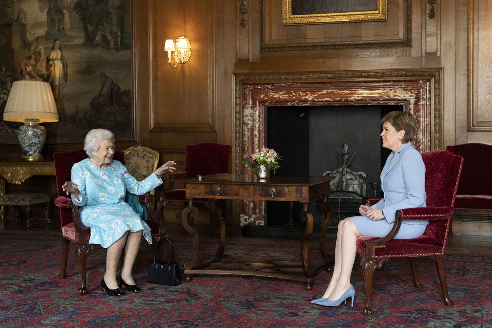 the queen visits holyrood