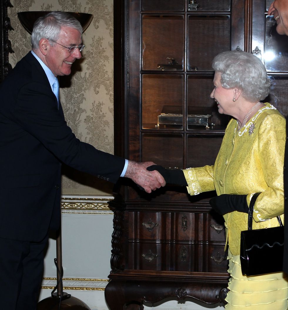 queen elizabeth ii attends the commonwealth day reception at marlborough house