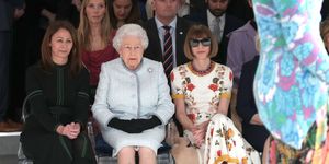 The Queen Presents The Inaugural Queen Elizabeth II Award For British Design At London Fashion Week