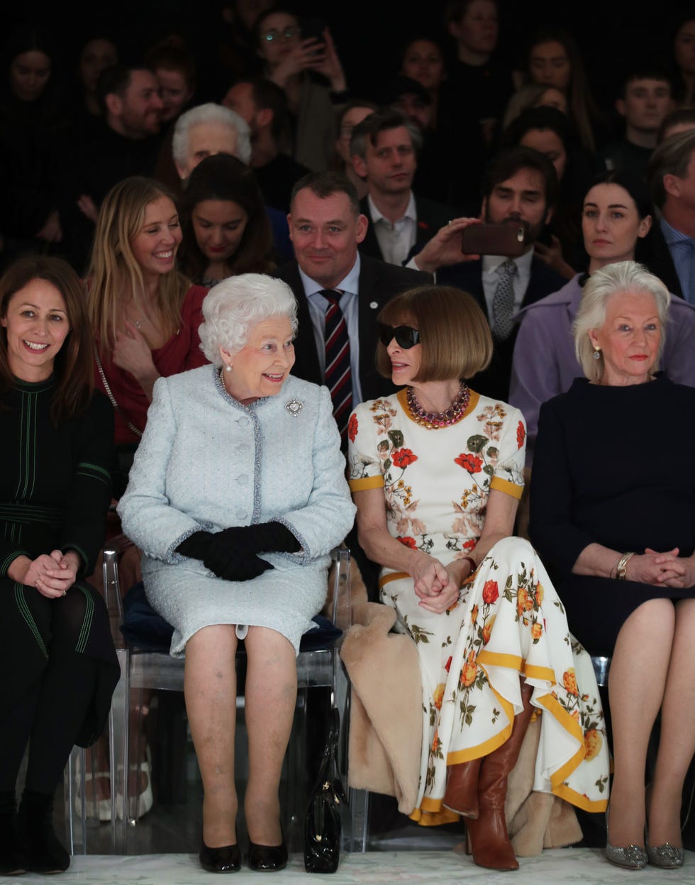 Royal visit to London Fashion Week