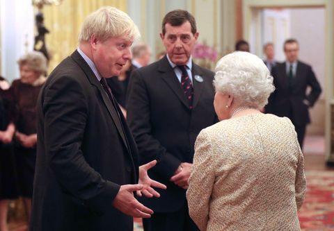 queen elizabeth boris johnson The Commonwealth Diaspora Reception At Buckingham Palace