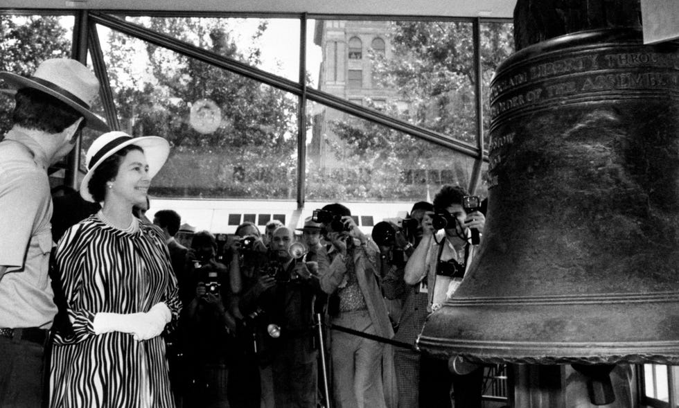 queen elizabeth ii state visit to usa  philadelphia