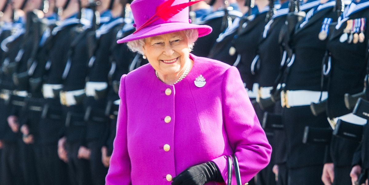 the queen visits hms ocean