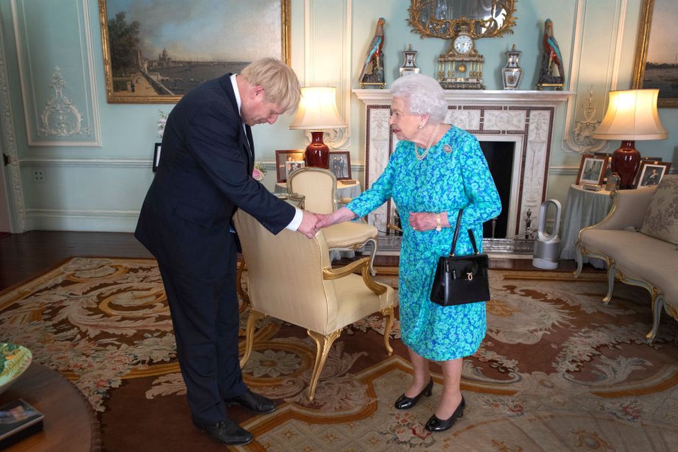 queen receives outgoing and incoming prime ministers