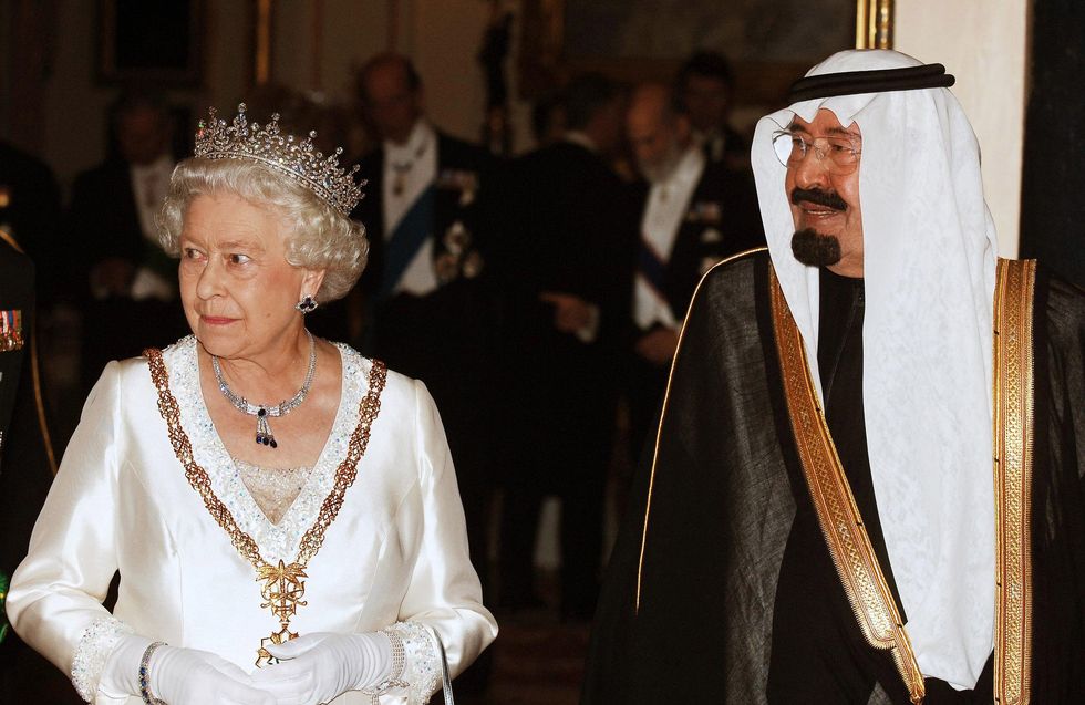 king abdullah of saudi arabia state visit day 1