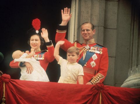 prince edward baby trooping the colour first time 