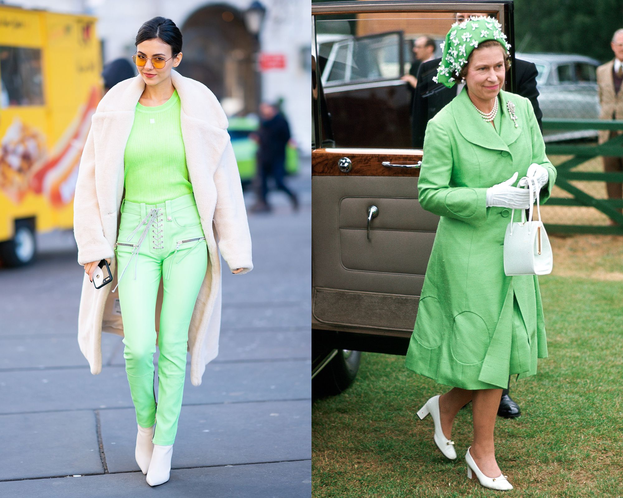 12 Photos of Queen Elizabeth in Monochromatic Outfits - Queen Elizabeth in  Same-Color Clothes