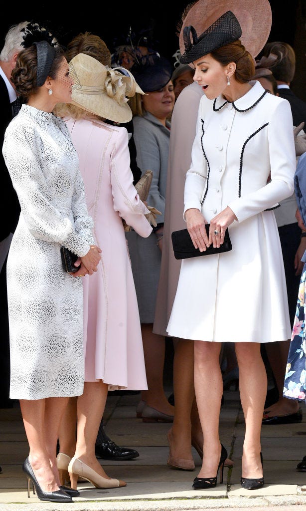 letizia y kate middleton en londres en 2017