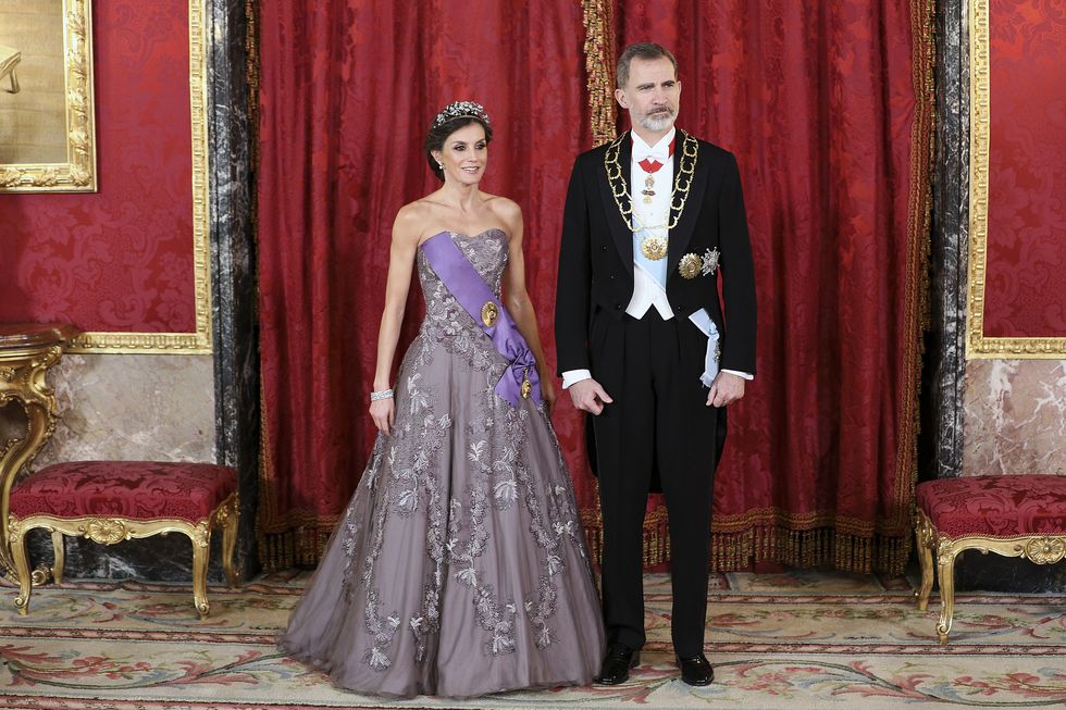 spanish royals host a gala dinner for president of peru and his wife