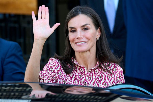 la reina letizia en un evento de unicef