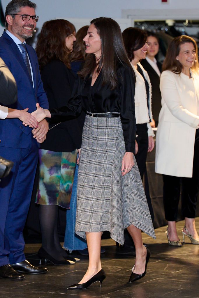 queen letizia attends the institutional event for the world cancer day