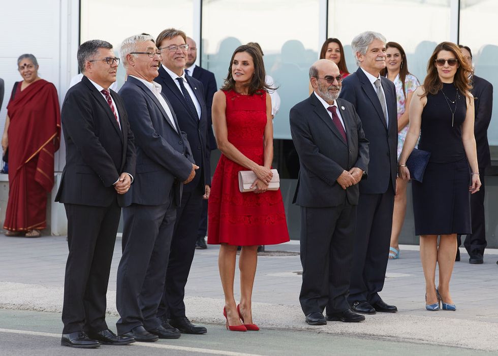 queen letizia of spain attends cemas in valencia