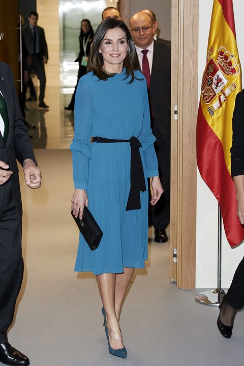 Queen Letizia Of Spain Attends Ibedrola Foundation Scholarships