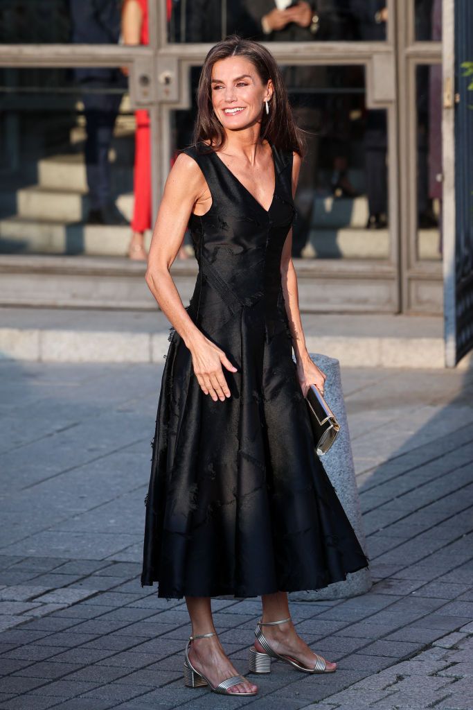 Queen Letizia Rewore an H M Little Black Dress From 2018