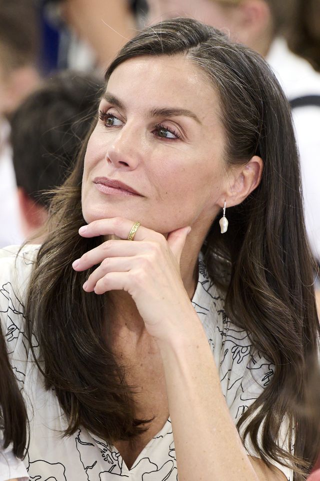 queen letizia of spain attends the opening of madrid book fair 2025